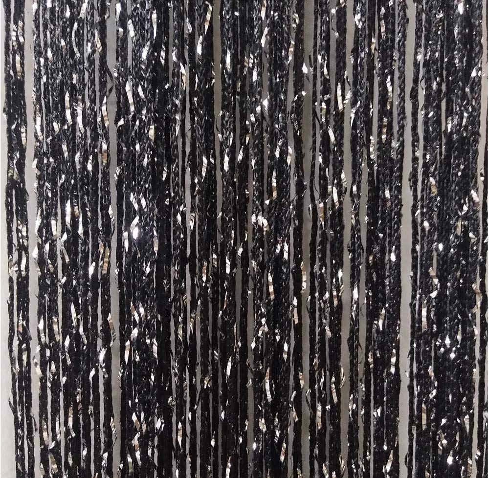 ave split Decorative Door String Curtain Wall Panel Fringe Window Panel Drapes Room Divider Blind Divider Tassel Screen Home 100