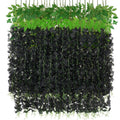 BLEUM CADE 10 Pcs Black Wisteria Hanging Flowers, 3.6Ft/Pcs Fake Wisteria Flowers, Artificial Hanging Wisteria Garland for Weddi