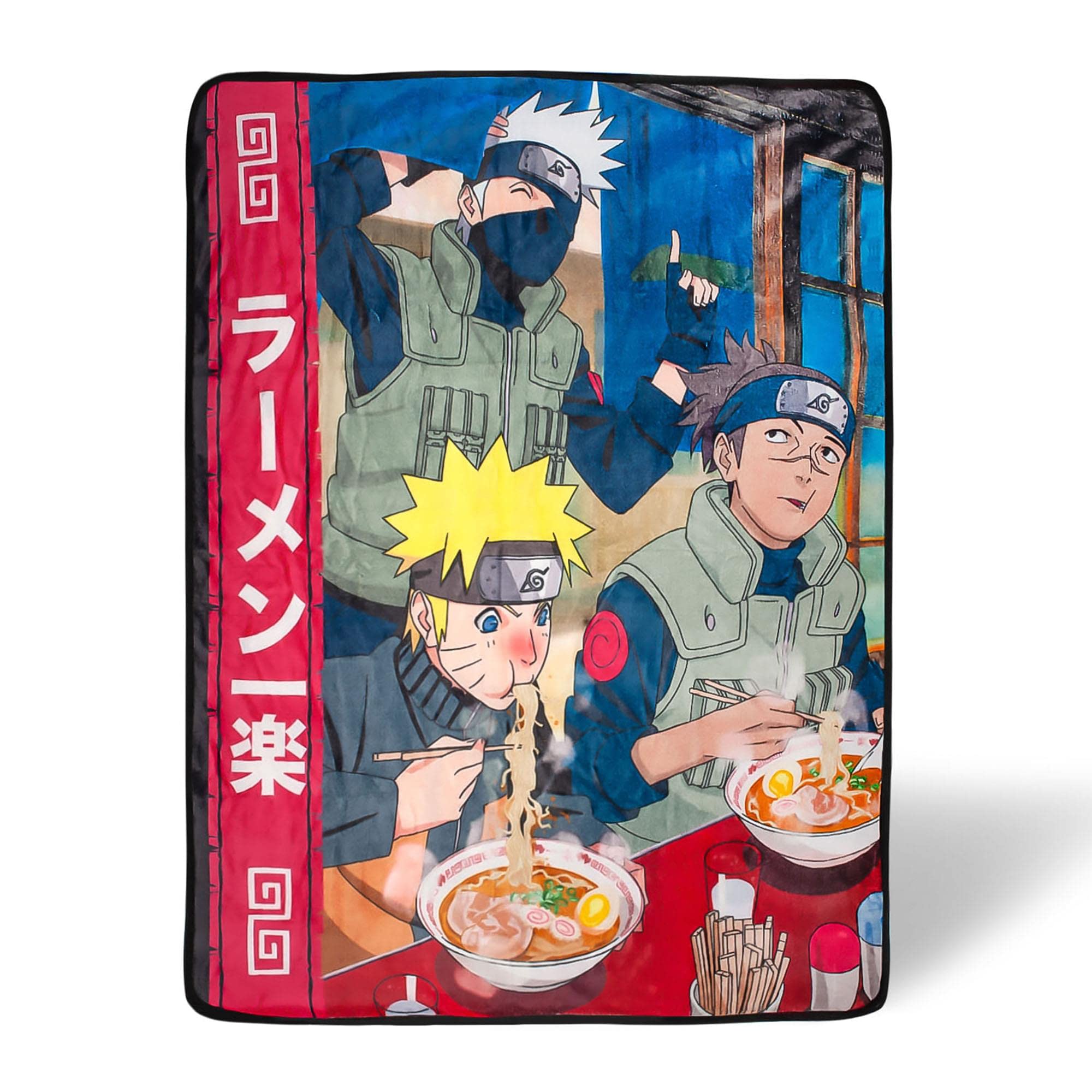 Naruto: Shippuden Ramen Shop Plush Throw Blanket | Super Soft Fleece Blanket, Cozy Sherpa Cover For Sofa And Bed, Home Decor Roo