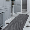 FREADEM Runner Rugs 3' x 4' Indoor Outdoor Carpet Runner, Area Rugs with Anti-Slip Rubber Backing for Aisle Hallway Balcony Gara