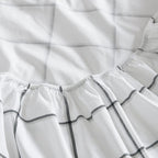 Nautica- Queen Sheet Set, Cotton Percale Bedding Set, Crisp & Cool, Lightweight & Breathable (Plot Black, Queen)
