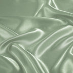 Treely 6 Piece Satin Sheets Queen Size Silky Smooth Sage Green Satin Sheet Set With Deep Pocket, Satin Fitted Sheet, Flat Sheet,