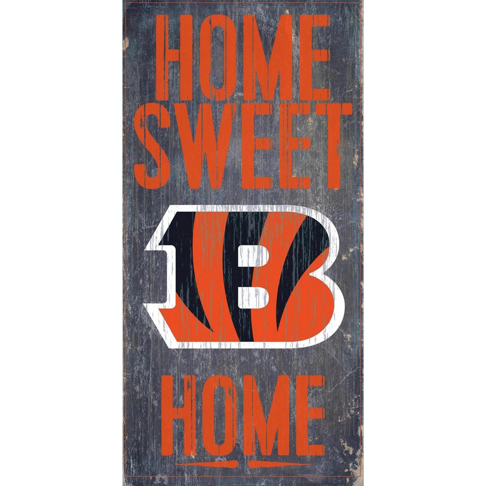 Cincinnati Bengals 6 x 12 Home Sweet Home Sign