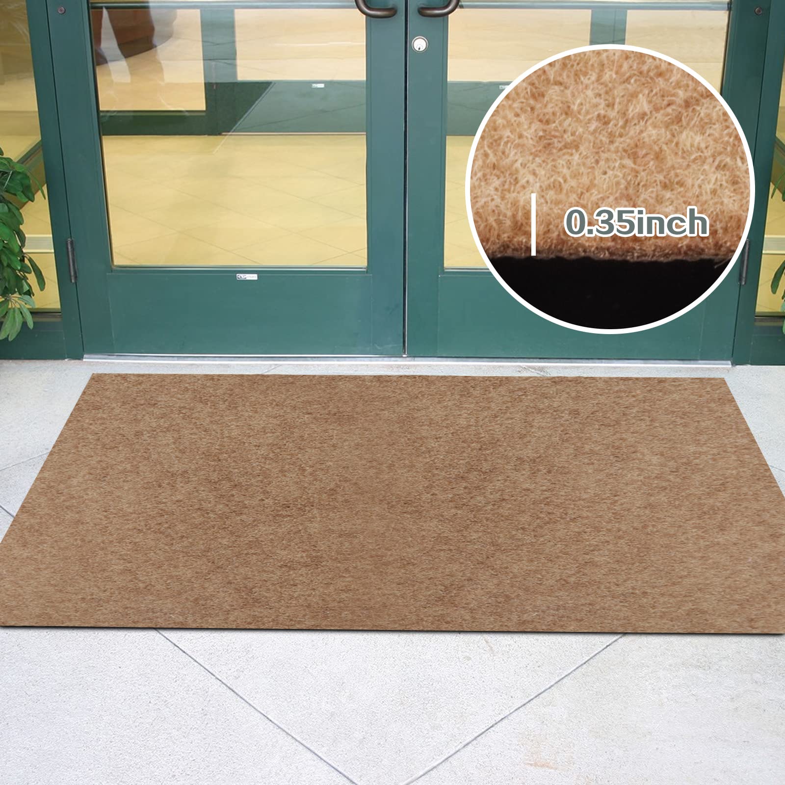 Custom Size Runner Rug 3 Ft X 31 Ft, Zgr 2-82Ft Carpet Runners Hallway Entryway Kitchen Garage Laundry Room Area Rugs With Non-S