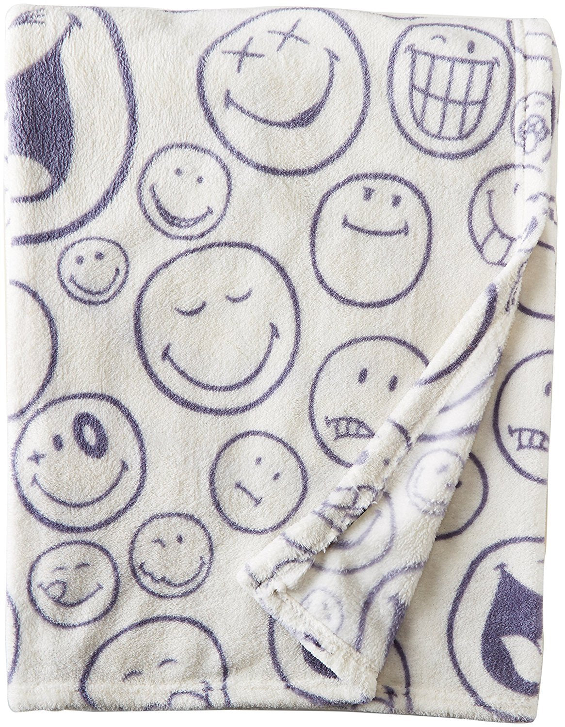 Smiley World 50 X 60 Throw Blanket