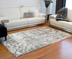 HomeRoots Decor 5.25' X 7.5' Off White Faux Hide Area Rug