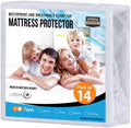 Utopia Bedding Waterproof Mattress Protector Twin Size (Pack Of 14), Premium Terry Mattress Cover 200 Gsm, Breathable, Fitted St