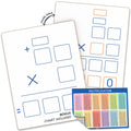 Scribbledo Dry Erase Long Multiplication Board 9'X12' Double Sided Practice Whiteboard With 2X1 & 2X2 Digit Multiplication For