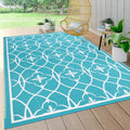 Pauwer Outdoor Rug Waterproof, 5'X8' Reversible Outdoor Plastic Straw Rug, Outdoor Patio Camping Rug Rv Mat, Indoor Outdoor Area
