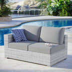 Modway EEI-4303-LGR-GRY Left-Arm Loveseat, Light Gray Gray