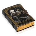 Tuzech Book Of Spells Leather Bound Journal Deckle Edge Paper Grimoire Printed Diary Third Eye Witchcraft Supply And Witch Spell