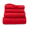 Berkshire Blanket Luxury Soft Microfleece Queen Sheet Set, Warm And Durable, All Season Sheet (Queen, Lollipop)