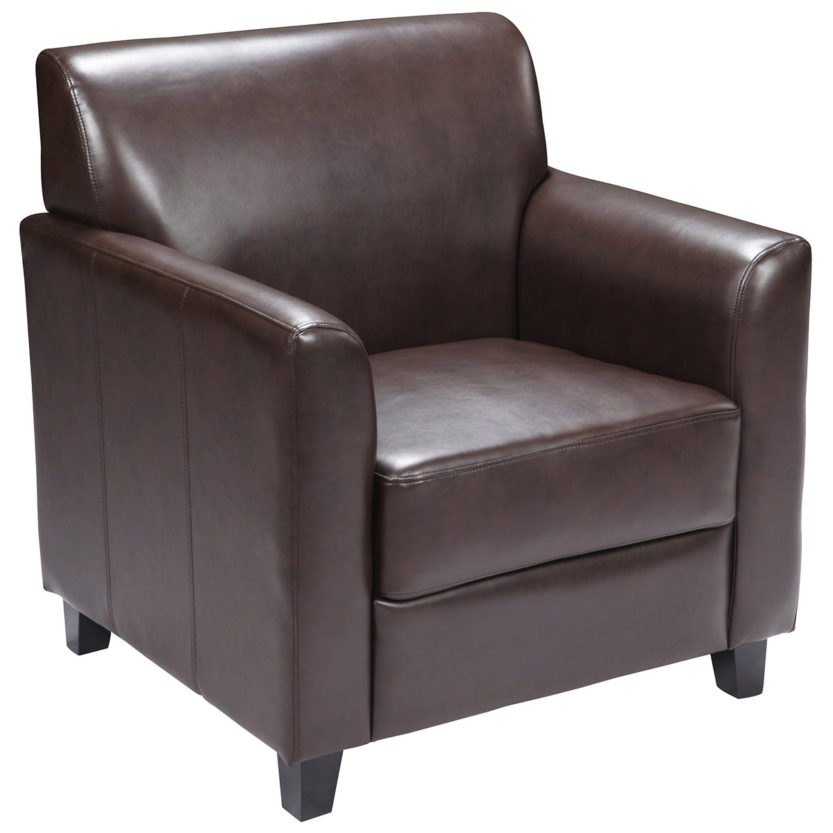 Flash Furniture HERCULES Diplomat Series Brown LeatherSoft Chair