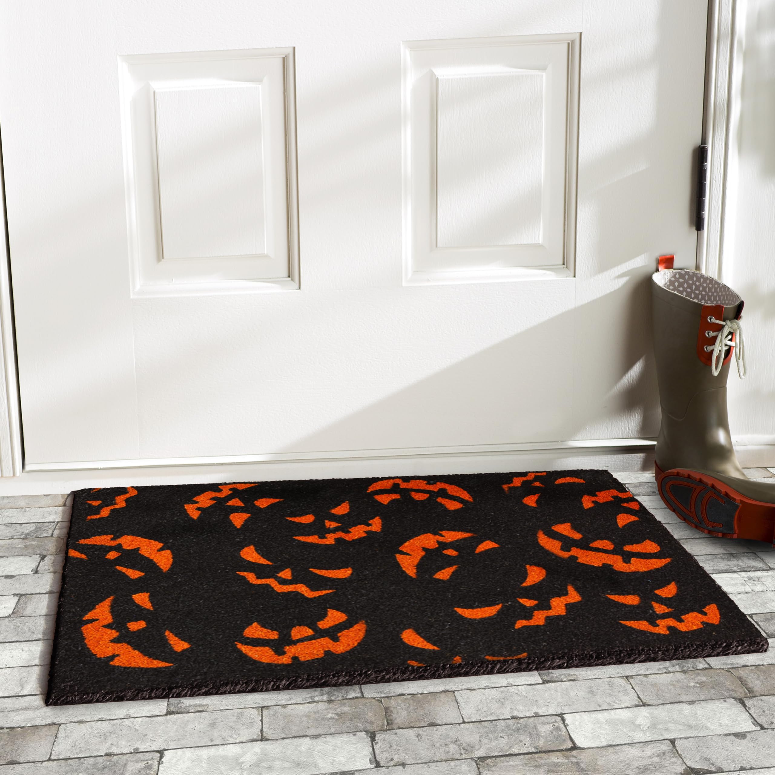 Calloway Mills 101771729 Scary Pumpkins Doormat