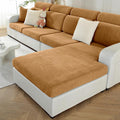 WEYOND Chaise Couch Cover L Shape Large Super Stretch Chenille Chaise Cover for L Shape Couch Cover, Chaise Slipcovers Furniture