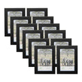 FrameWorks Value 12-Pack 4    x 6    Classic Black Gallery Style Picture Frames