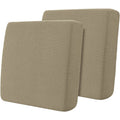 Hokway Stretch Couch Cushion Slipcovers Reversible Cushion Replacement Slipcovers Sofa Cushion Covers(Sand, 2)