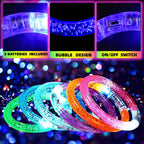 40 Pcs Led Glow Sticks Bracelets Glow In The Dark Party Supplies, Light Up Bracelets Glow Party Favors For Kids Adults, Party Su