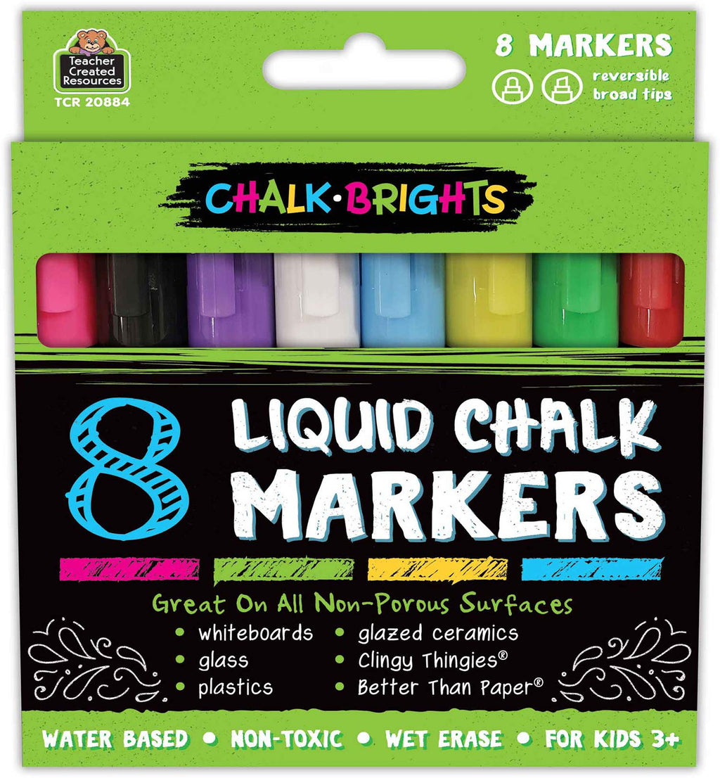 Teacher Created Resources Chalk Brights Liquid Chalk Markers (Tcr20884)