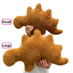 Isaacalyx Dino Nugget Pillow - 24" Large Soft Cotton Stegosaurus for Birthday Gifts & Dinosaur Theme Party Decorations