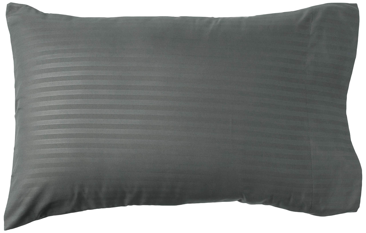 Twin Comforter Set 6 Piece Bed In A Bag With Bed Skirt, Fitted Sheet, Flat Sheet, 1 Pillowcase, And 1 Pillow Sham, Twin, Dobby Gray