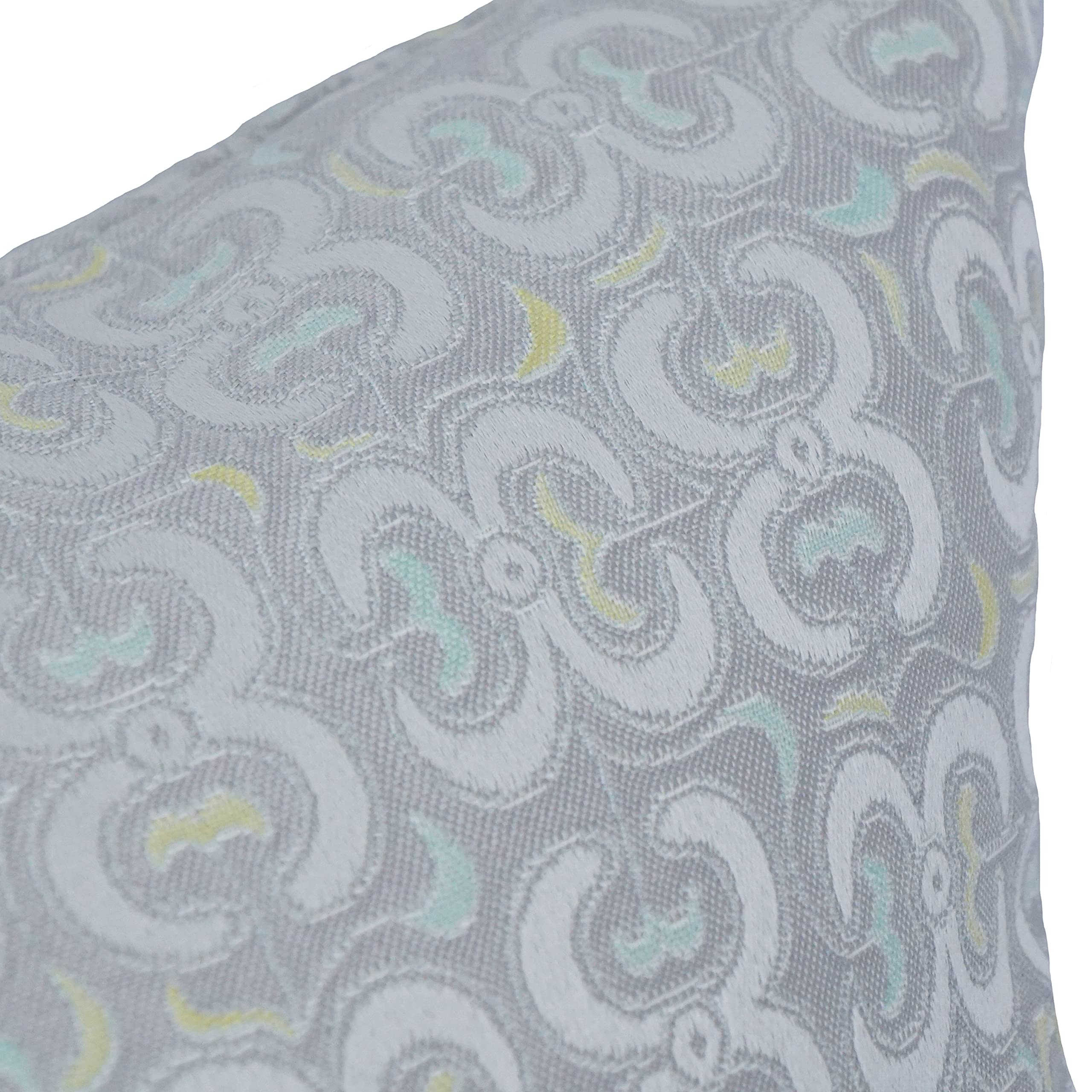Blazing Needles Square Jacquard Throw Pillows, 17", Mahlika Sorbet 4 Count