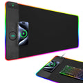 Mouse Pad with Wireless Charging, RGB Gaming Desk Mat, Large XXL Desk Pad, 15 Lighting Modes, Ultra-Smooth Surface, Non-Slip Mou