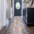 Rugshop Vintage Distressed Bohemian Runner Rug 27 x 12 Multi