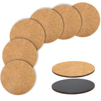 Coitak 6 Pieces Cork Mat For Plants, 6 Inch Round Cork Plant Coasters Mats For Garden, Courtyard, Pot Mat, Indoor Outdoor And Di