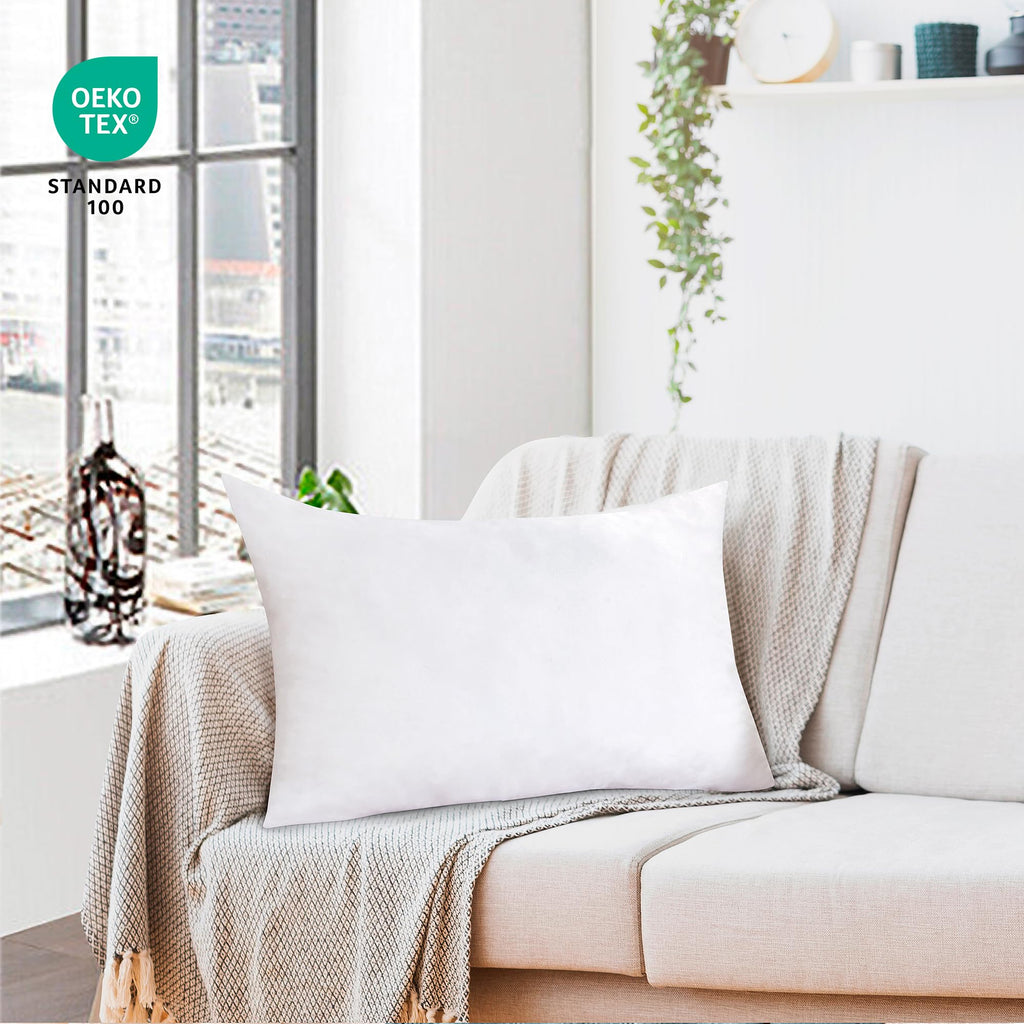 Royale Linens Throw Pillow Insert - Rectangle Pillow - Bed & Couch Pillow - Sofa Pillow Insert - Decorative Pillow Insert - Inne