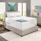 Nestl Extra Deep Pocket Sheets - Fits Mattress 18-24 Inches Deep, Extra Deep Pocket Full Size Sheets Sets, 4 Piece Full Size Sheets, Full Sheets Deep Pocket, White Sheets