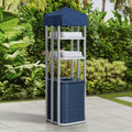 Sunjoy Pickford Pool Towel Valet Tower Navy