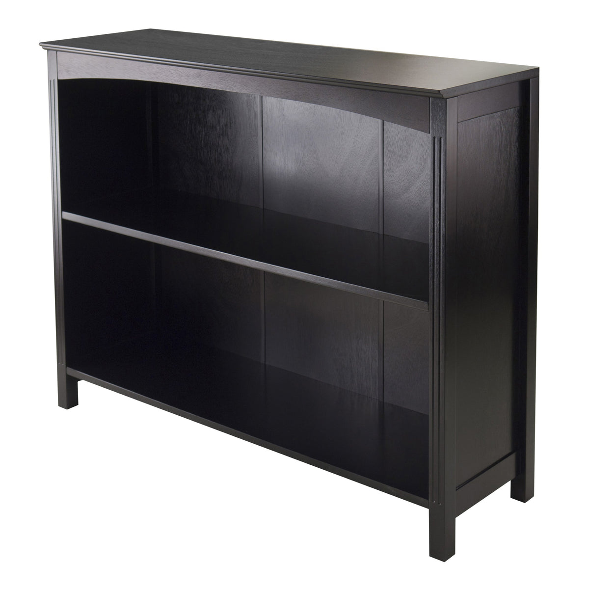 Winsome Terrace Storage Shelf 3Tier Wide In Espresso, 37Inch
