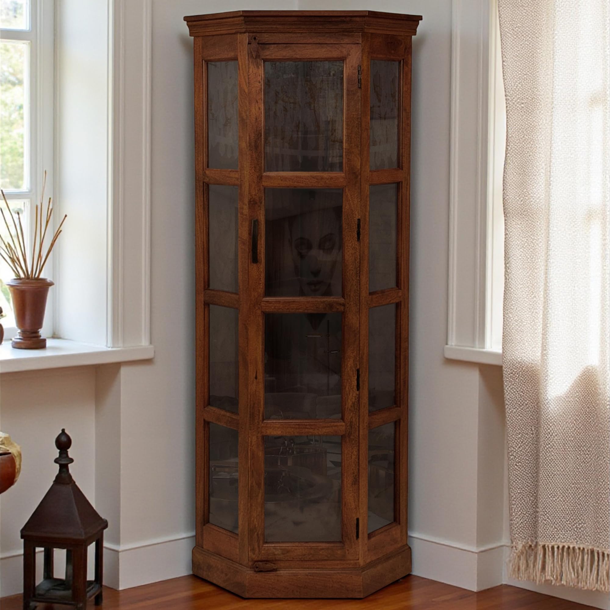 The Attic Ines Kitchen Cabinet, Multipurpose Cabinet For Bedroom Living Room Study Bar, Solid Wood Bookshelf/Kitchen Cabinet, So