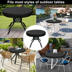 Sunico Outdoor Patio Table Cover Round, Waterproof Outdoor Patio Furniture Cover For Tables 48 Dia 4 H Inch