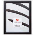 Craig Frames 7171610BKC1217AAC 0.825-Inch Wide Picture/Poster Frame in Wood Grain Finish, 12 by 17-Inch, Solid Black