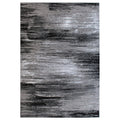 Flash Furniture Rylan Collection Abstract Area Rug - Scraped Design Gray Olefin Rug - 5' X 7' Area Rug - Jute Backing - Living Room, Bedroom, & Family Room