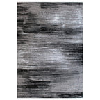 Flash Furniture Rylan Collection Abstract Area Rug - Scraped Design Gray Olefin Rug - 5' X 7' Area Rug - Jute Backing - Living Room, Bedroom, & Family Room