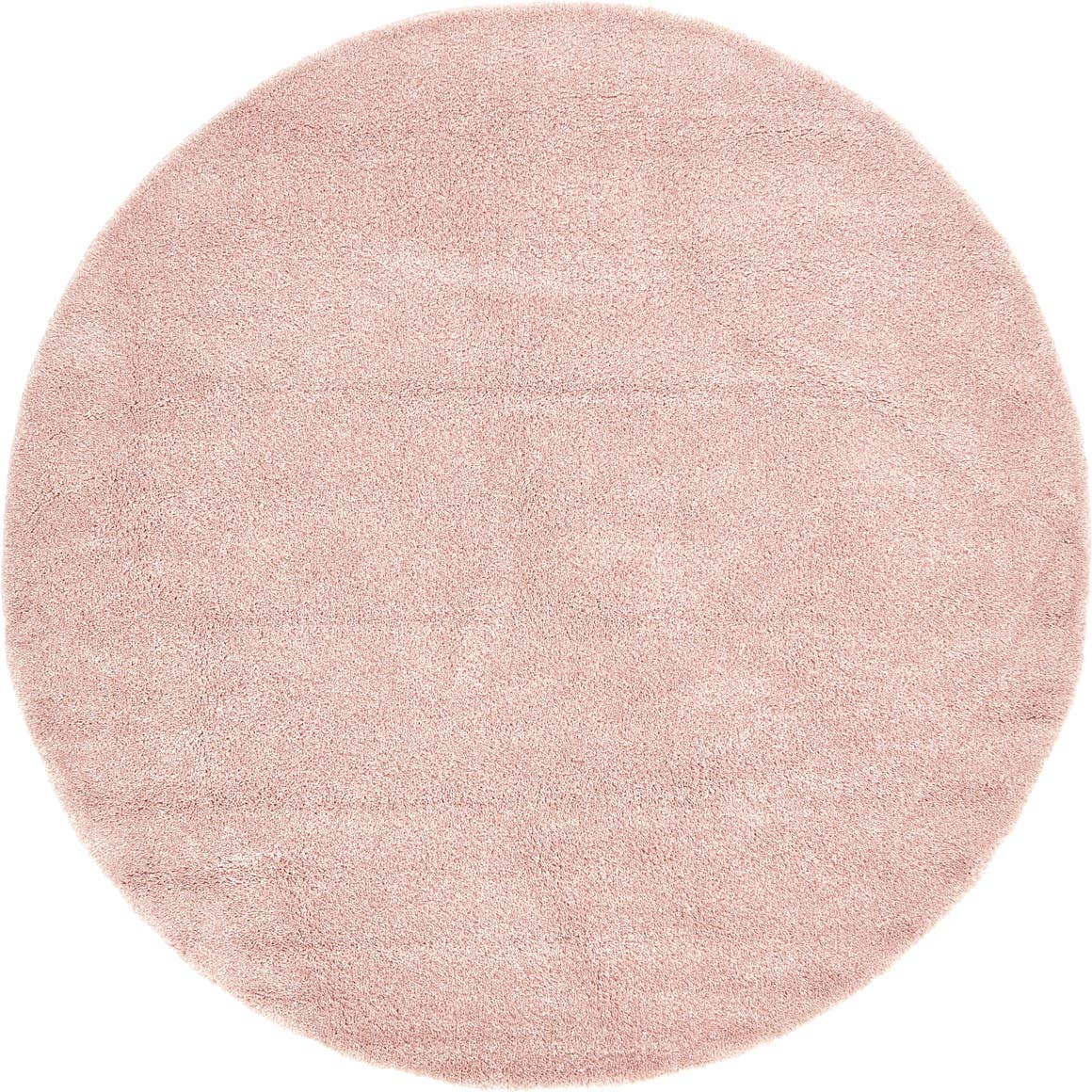 Unique Loom Solo Collection Area Rug - Calabasas (7 10 Round, Pink)