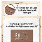 5.5X8.5 Frame Black Wood With White Mat | 8.5X11 Frame Matted To 5.5X8.5 | Display Your Print Under Uv Acrylic Shatter Guard Fro