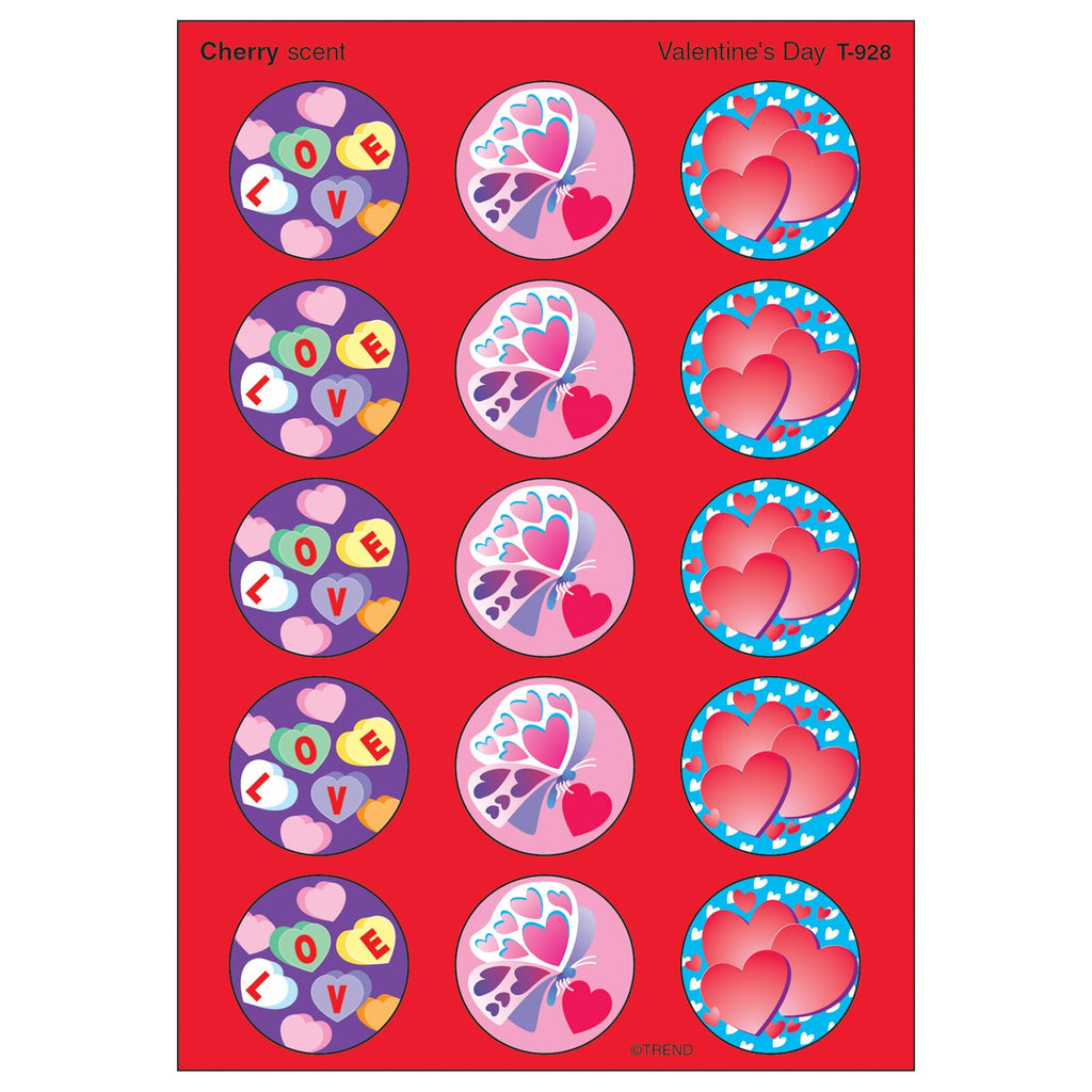 Trend Enterprises, Inc. Valentine'S Day/Cherry Stinky Stickers, 60 Ct.