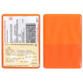Storesmart - Orange-Back Auto Insurance & Id Card Holders - 50 Pack - Rfs20-O50