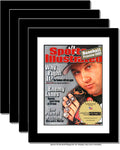 CreativePF [4pk1114bk-w] Collectors Edition Sports Illustrated Frame, Displays 1971-1980 Magazines Measuring 8 1/2 by 11 1/4-inc