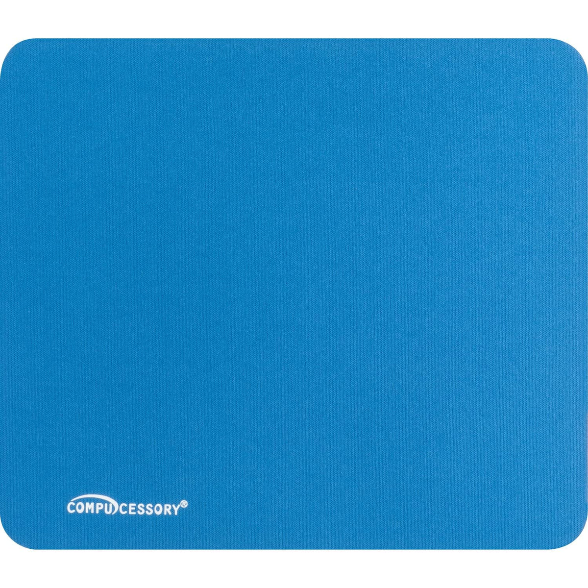 Compucessory 23605 Economy Mouse Pad, Nonskid Rubber Base, 9-1/2-Inch X8-1/2-Inch , Blue
