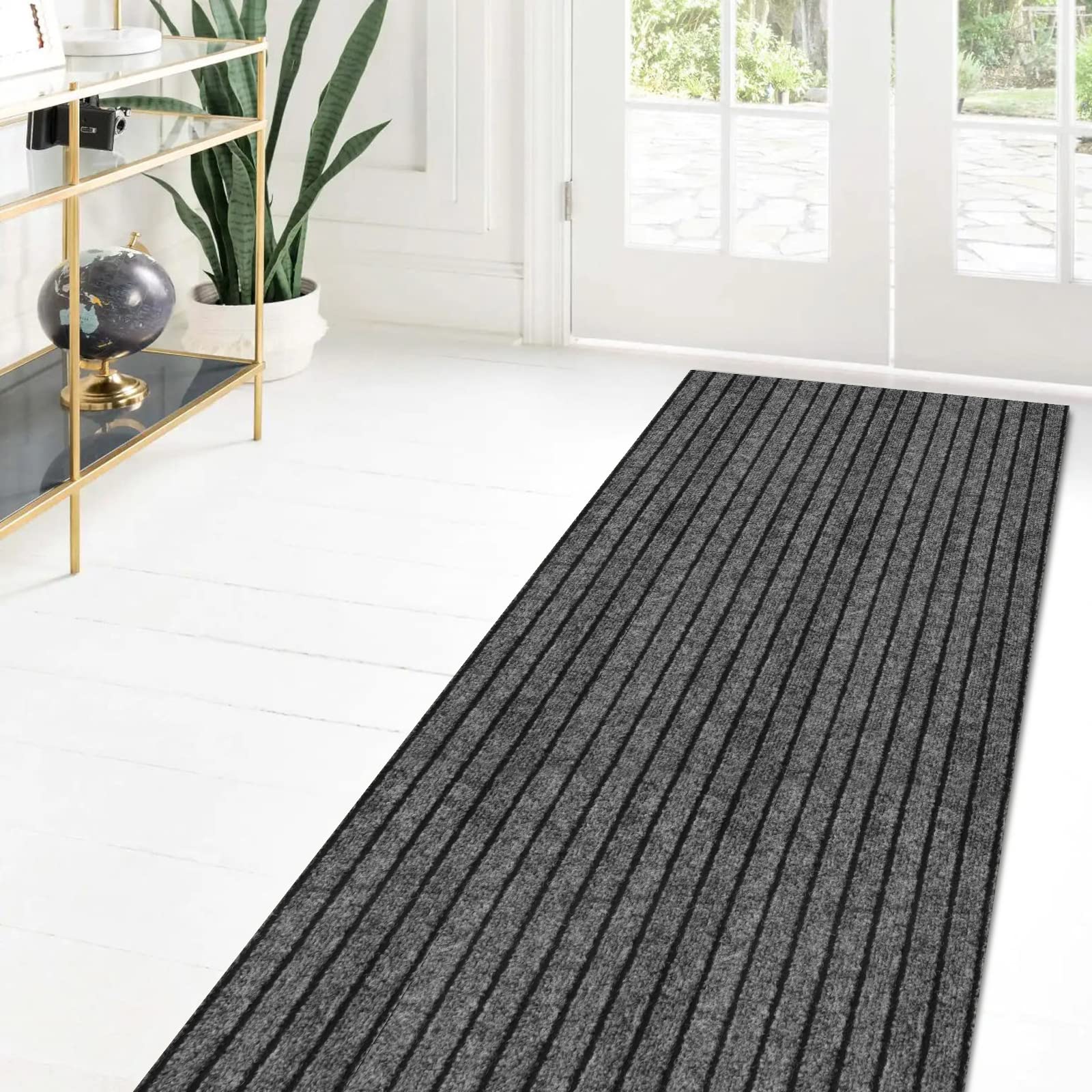 Custom Size Runner Rug 4 ft x 59 ft, ZGR 2-82ft Carpet Runners Hallway Entryway Kitchen Garage Laundry Room Area Rugs with Non-S