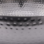 Creative Co-Op Metal Bowl, Oxidized Silver