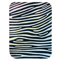 Everything Comfy Zebra Print Decorative Throw Blanket, 42X60 Inch, Pastel Gradient/Black