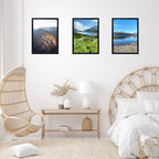 Jcjmy 12X17 Black Picture Frame Set Of 3, Horizontal And Vertical Formats For Wall Hanging, 12 X 17 Wall Gallery Poster Photo Fr
