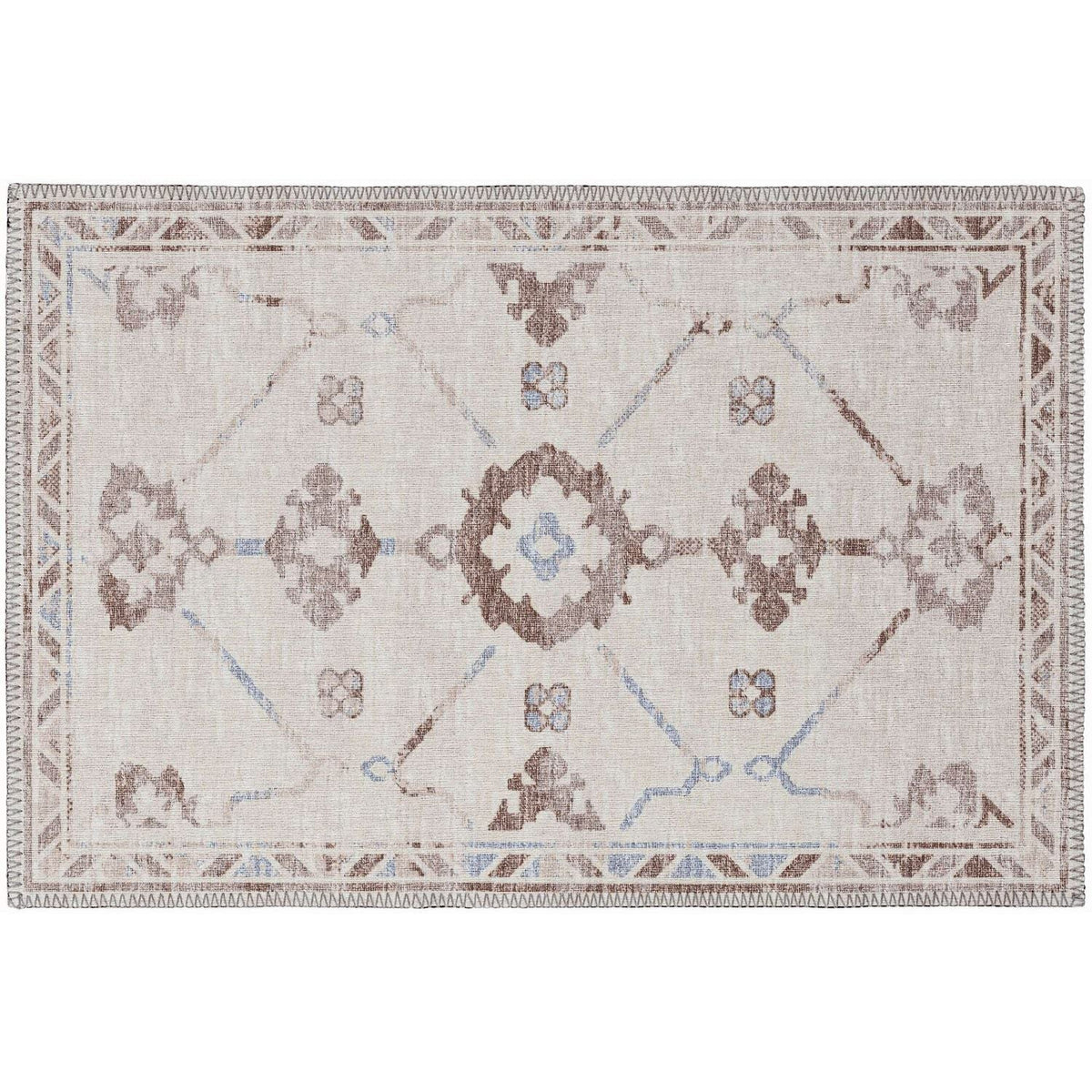 Sedona Sn16 Ivory Transitional Rug Rectangle 5' X 7 ' 6"
