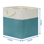 Temary Fabric Storage Baskets Set Of 4 Storage Cube 13X13 Baskets For Shelf, Large Storage Basket For Gift Empty Baskets For Org
